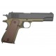 Страйкбольный пистолет KJW COLT M1911A1 GBB, олива, металл, модель - 1911.GAS ODG